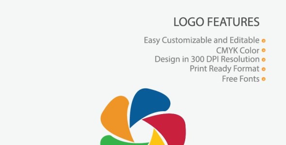 Шаблон логотипа на тему графика