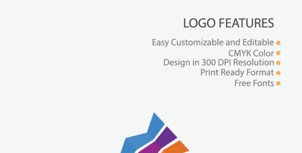 Шаблон логотипа на тему графика