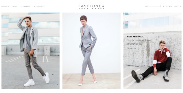 шаблон opencart магазина обуви