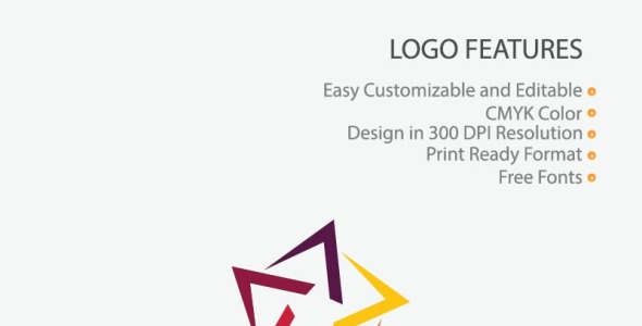 Шаблон логотипа на тему графика