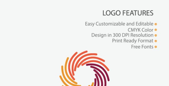 Шаблон логотипа на тему графика