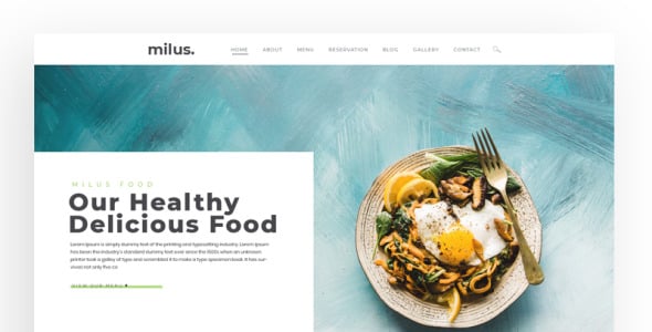 PSD шаблон на тему кафе и ресторан