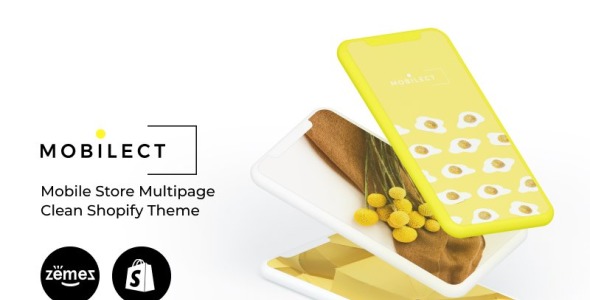 мобильный магазин многостраничная чистая тема shopify