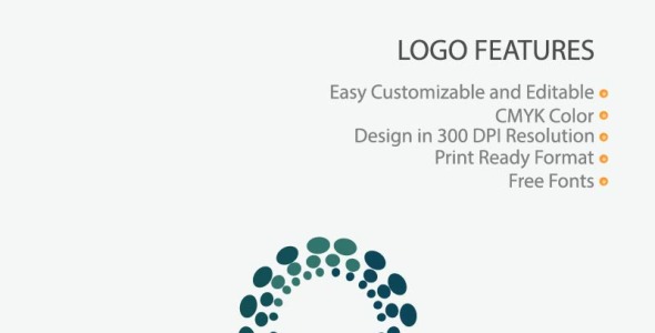 Шаблон логотипа на тему графика