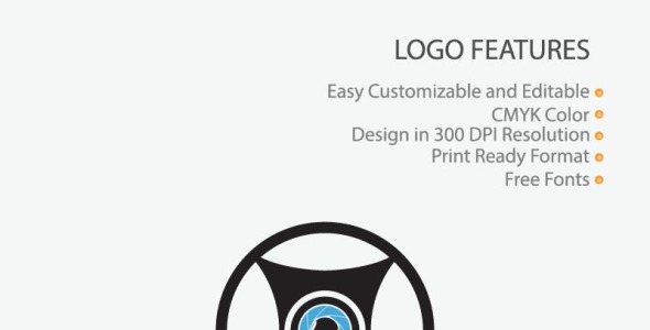 Шаблон логотипа на тему графика