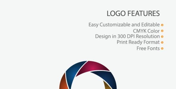 Шаблон логотипа на тему графика