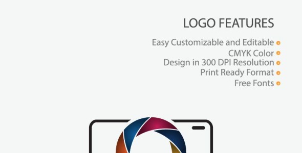 Шаблон логотипа на тему графика