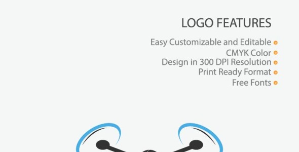 Шаблон логотипа на тему графика