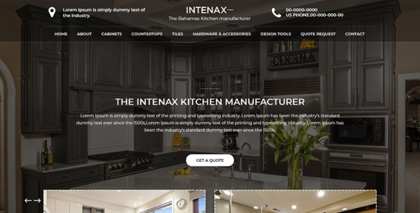 PSD шаблон на тему дизайн интерьеров