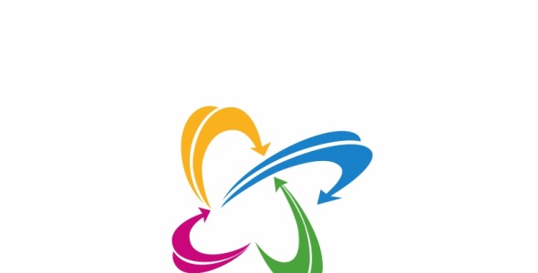 Шаблон логотипа на тему графика