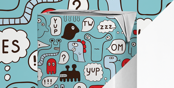 Мокап для продукта на тему графика