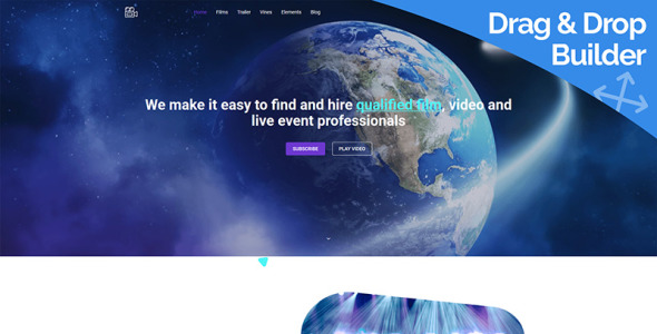 видеоагентство moto cms 3 шаблон