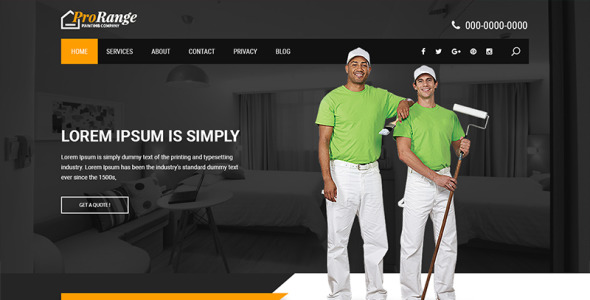 PSD шаблон на тему графика