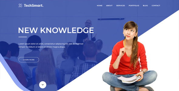 PSD шаблон на тему бизнес и услуги