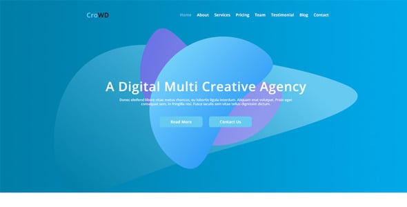 Адаптивный PSD шаблон на тему маркетинговое агентство