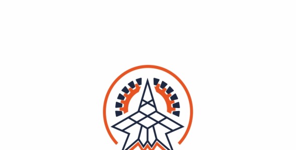 Шаблон логотипа на тему графика