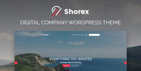 цифровая многоцелевая современная тема wordpress elementor