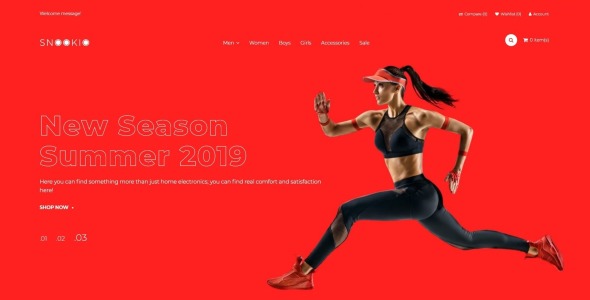 обувной магазин ecommerce clean opencart шаблон