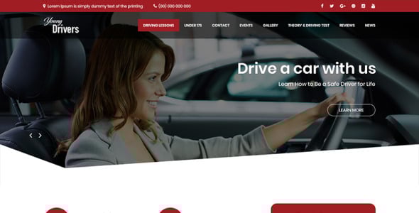 PSD шаблон на тему графика