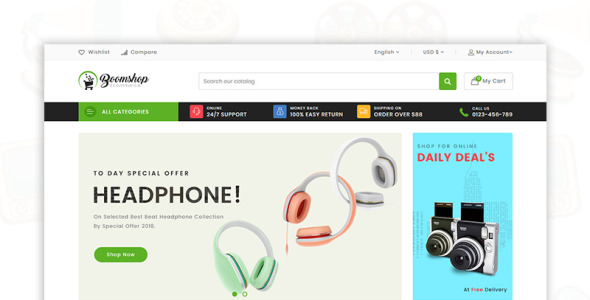 шаблон opencart торгового центра