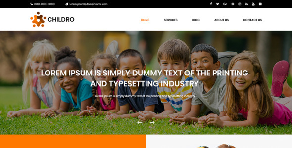 PSD шаблон на тему графика