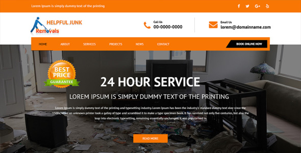 PSD шаблон на тему графика