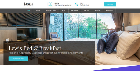 кровать и завтрак moto cms 3 шаблон