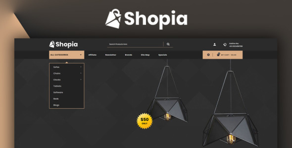 шаблон opencart мебельного магазина