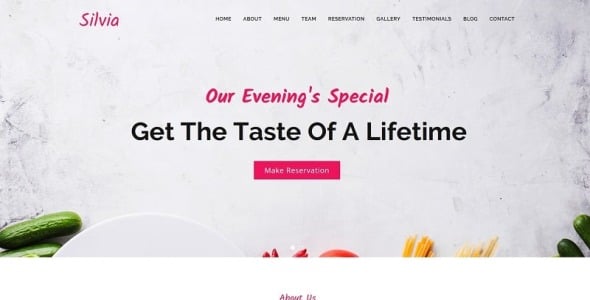 шаблон fast food &amp; diner joomla