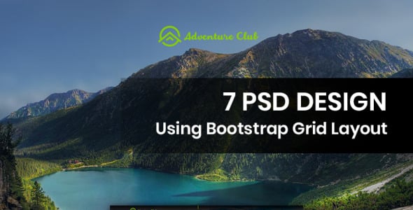 PSD шаблон на тему агентство путешествий