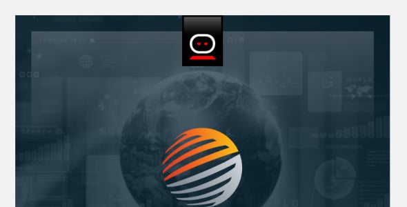 Шаблон логотипа на тему графика