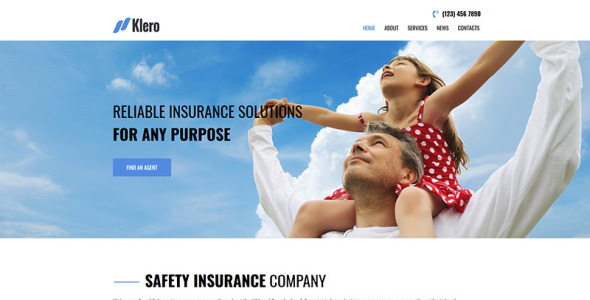 страховые услуги moto cms html шаблон
