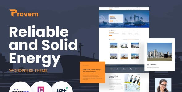 надежная и прочная энергетическая тема wordpress