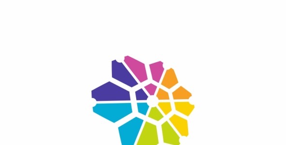 Шаблон логотипа на тему графика