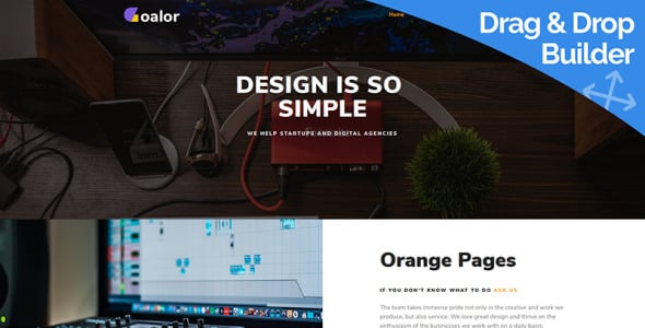 Creative Agency Moto CMS 3 Template