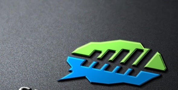 Шаблон логотипа на тему графика