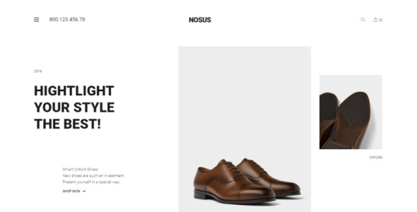 обувь ecommerce minimal elementor woocommerce тема