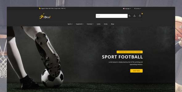 глухие аксессуары магазин opencart шаблон