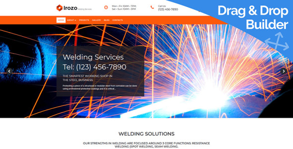 сварочный шаблон moto cms 3