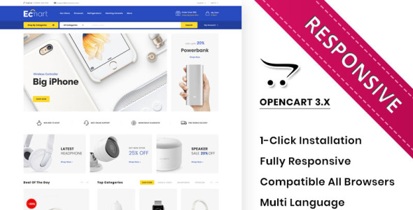 мега электронный магазин отзывчивый prestashop тема