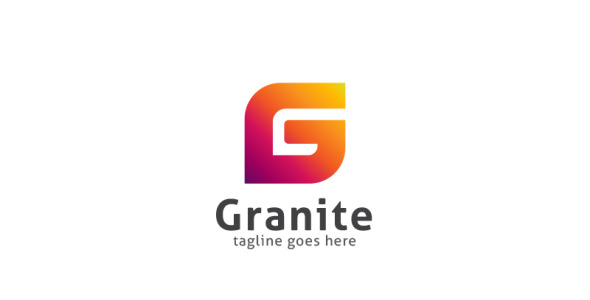 Шаблон логотипа на тему графика