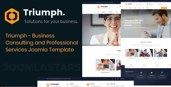 консультационный и профессиональный шаблон joomla