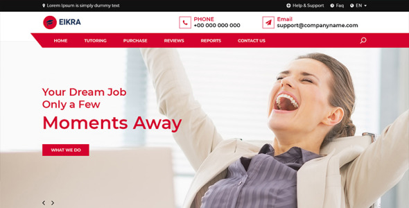 PSD шаблон на тему образование