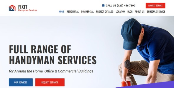 шаблон handyman moto cms 3