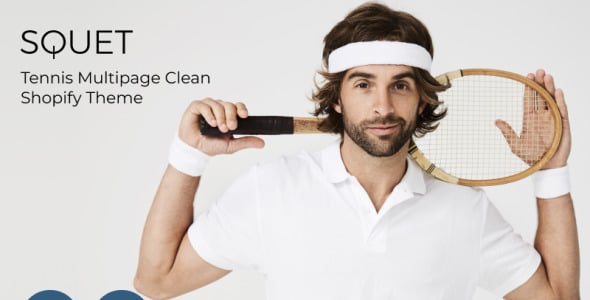 теннис многостраничная чистая тема shopify