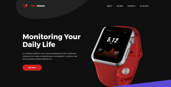 шаблон целевой страницы запуска продукта