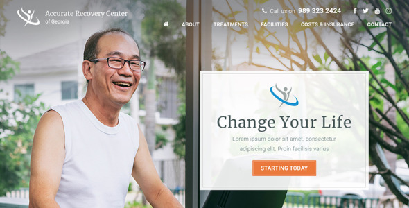 PSD шаблон на тему семья