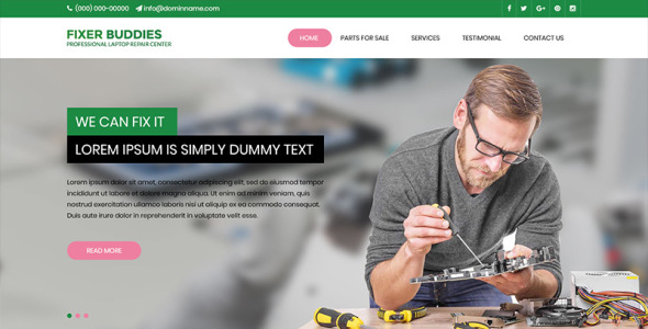 PSD шаблон на тему графика