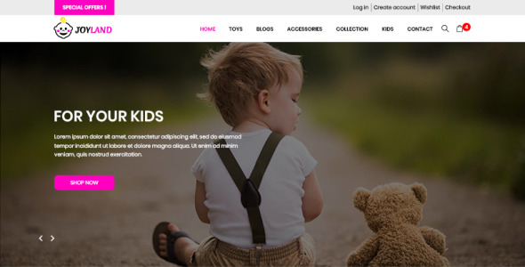 PSD шаблон на тему магазин подарков