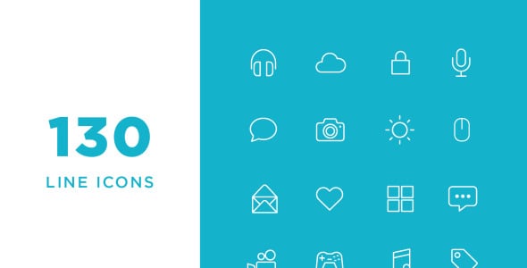 Набор иконок на тему графика